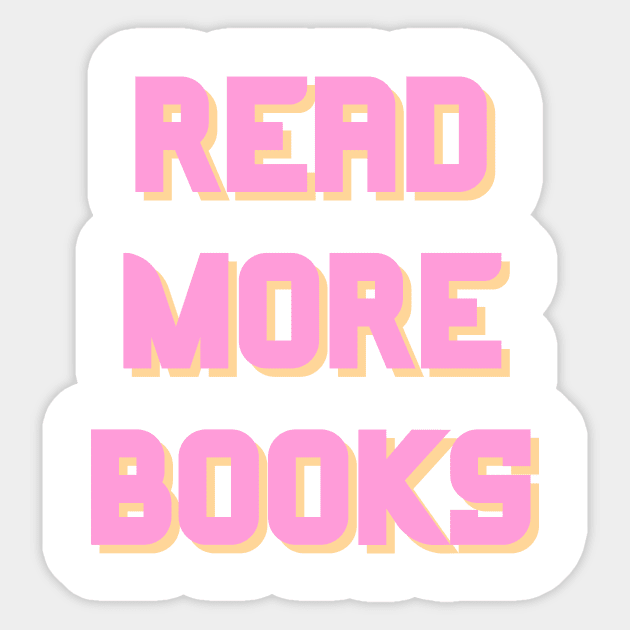 Read more books Sticker by Word and Saying